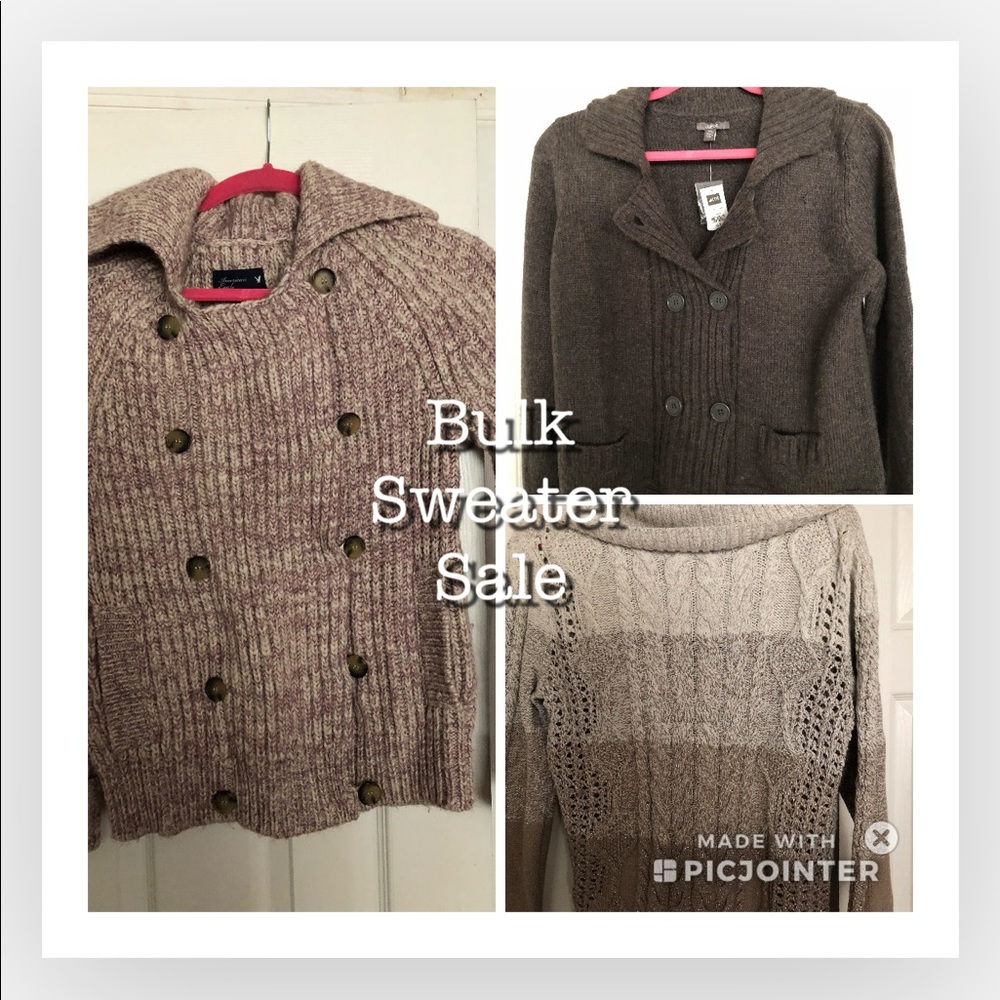 New and preowned sweater sale